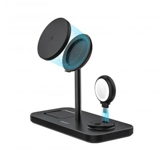 XPower WLS10 5 In1 15W Magnetic Wireless Charging Station - Black